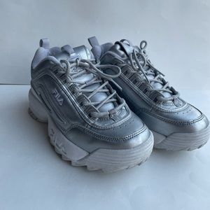 Grey Fila Sneakers